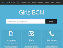 Tablet Screenshot of girlsbcn.info